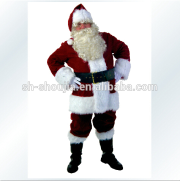 santa suit/ fancy santa costumes/ xmas costume