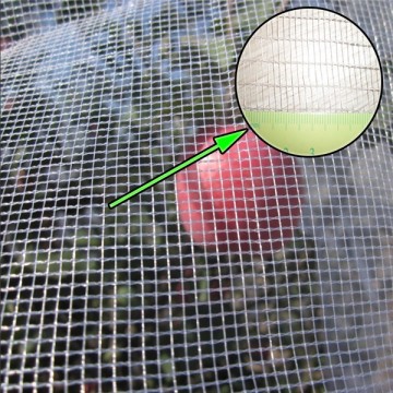 Fruit tree anti hail net Hail netting 3mm x 7mm