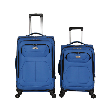 Fashion Canvas Fabric Trolley Travel Luggage Wheeled Luggage