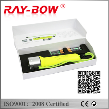 Led flashlight diving
