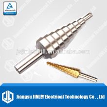 hss straight flute step drill bit conical drill bit