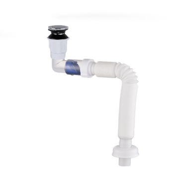 Sink Drain Pipe Adjustable Sink Deodorant Pipeline Accessories Sink Strainer Sewer Flexible transparent drainage pipe