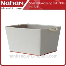 Naham Houseware CD DVD fabric trapezoid storage basket