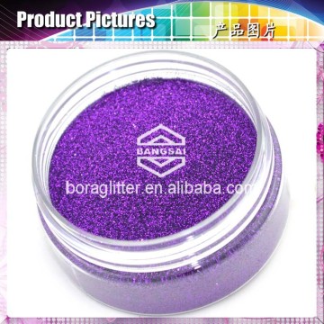 silver metallic glitter/diamond glitter polyester glitter powder 008 size