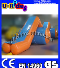 Z Shape Inflatabe Water Slide Used in Sea / Water Park