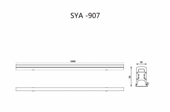 LED wall washer light for hotel exterior wall