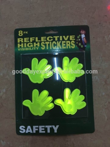 8pack high visiblity reflective stickers