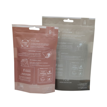 T-shirt zip-lock biodégradable Sac en tissu d&#39;emballage en plastique poly