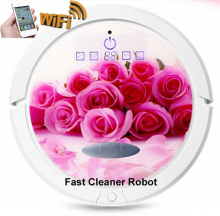 Newest WIFI smartphone App control wet and dry mopping robo aspirador / wet dry vacuum cleaner