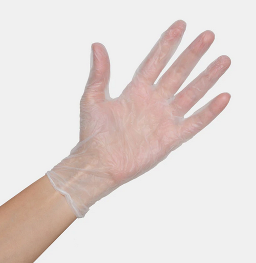 Mănuși de vinil cu mănuși de unică folosință cu pulbere