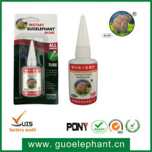 Guo elephant nylon glue 102 instant glue for hard plastic