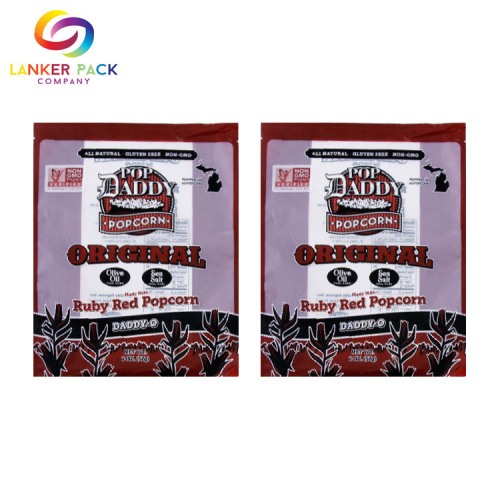 Custom Printed Plastic 3 Side Seal Sachet