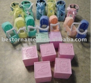 BABY BLOCK FAVOR BOXES