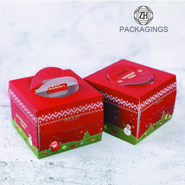 Square Cake Packaging Boxes With Window