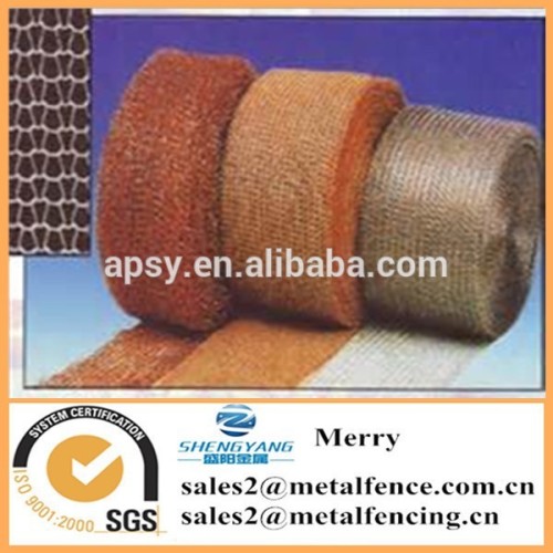 liquid and gas cooper knitted screening filter wire mesh