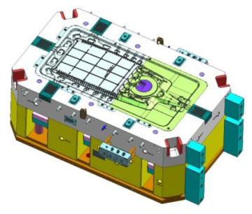 High Pressure die casting mold light decoration