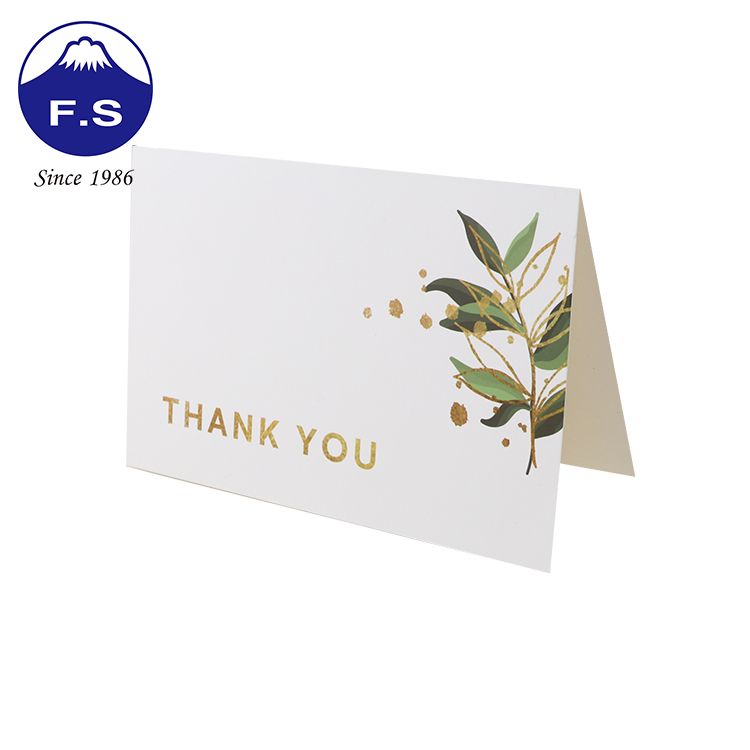 Colorful Printing Recycled Festival Thank You Card