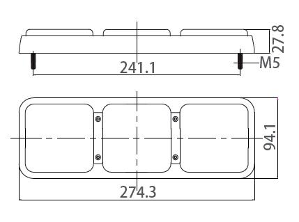 Sealed Reverse Truck Lamps