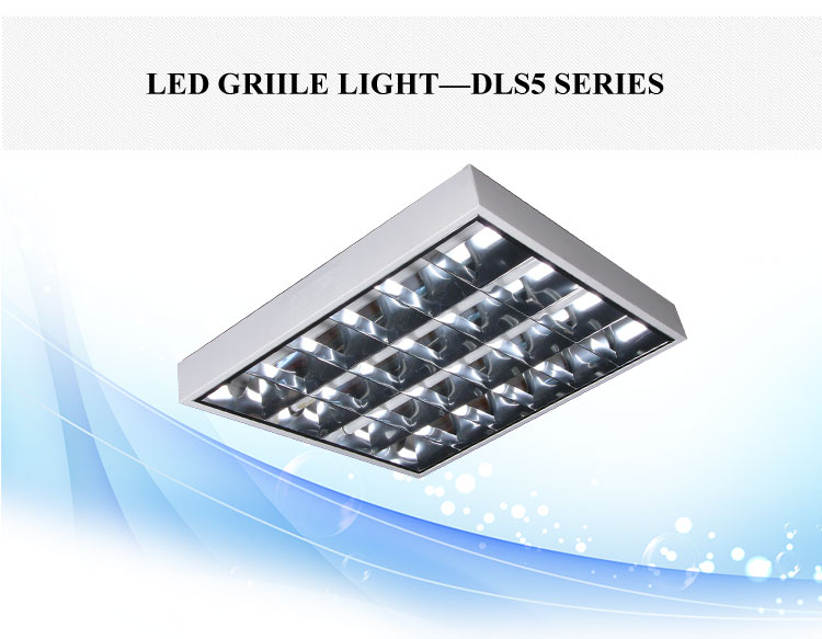 4X8W 3000K-6500K LED T8 Grille Lamp Lighting Fixture