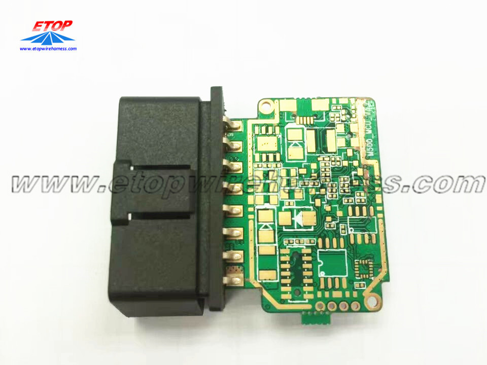 د PCB ډول سره د OBD2 ښځینه جوړه شوې