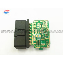 OBD2 moulded boireann le seòrsa PCB