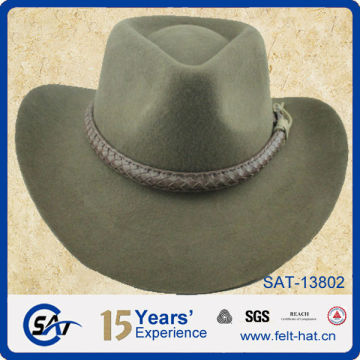 2015 competitive pure wool felt cowboy hat