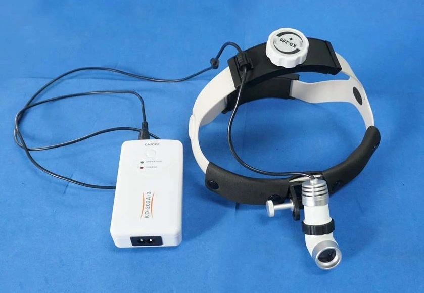 Dental Surgical Binocular Loupe and LED Head Light