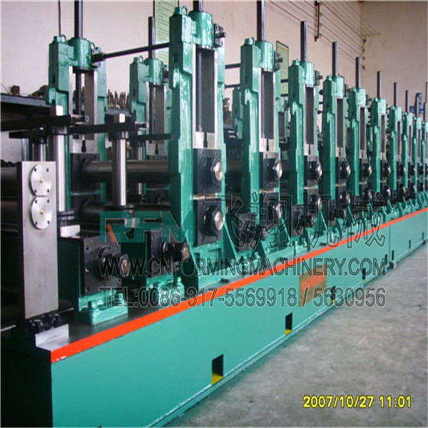 High frequency welded pipe forming machine for square tube