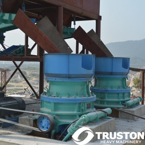 Truston Single Cylinder Hydraulic Cone Crusher/ Aggregate Production Line