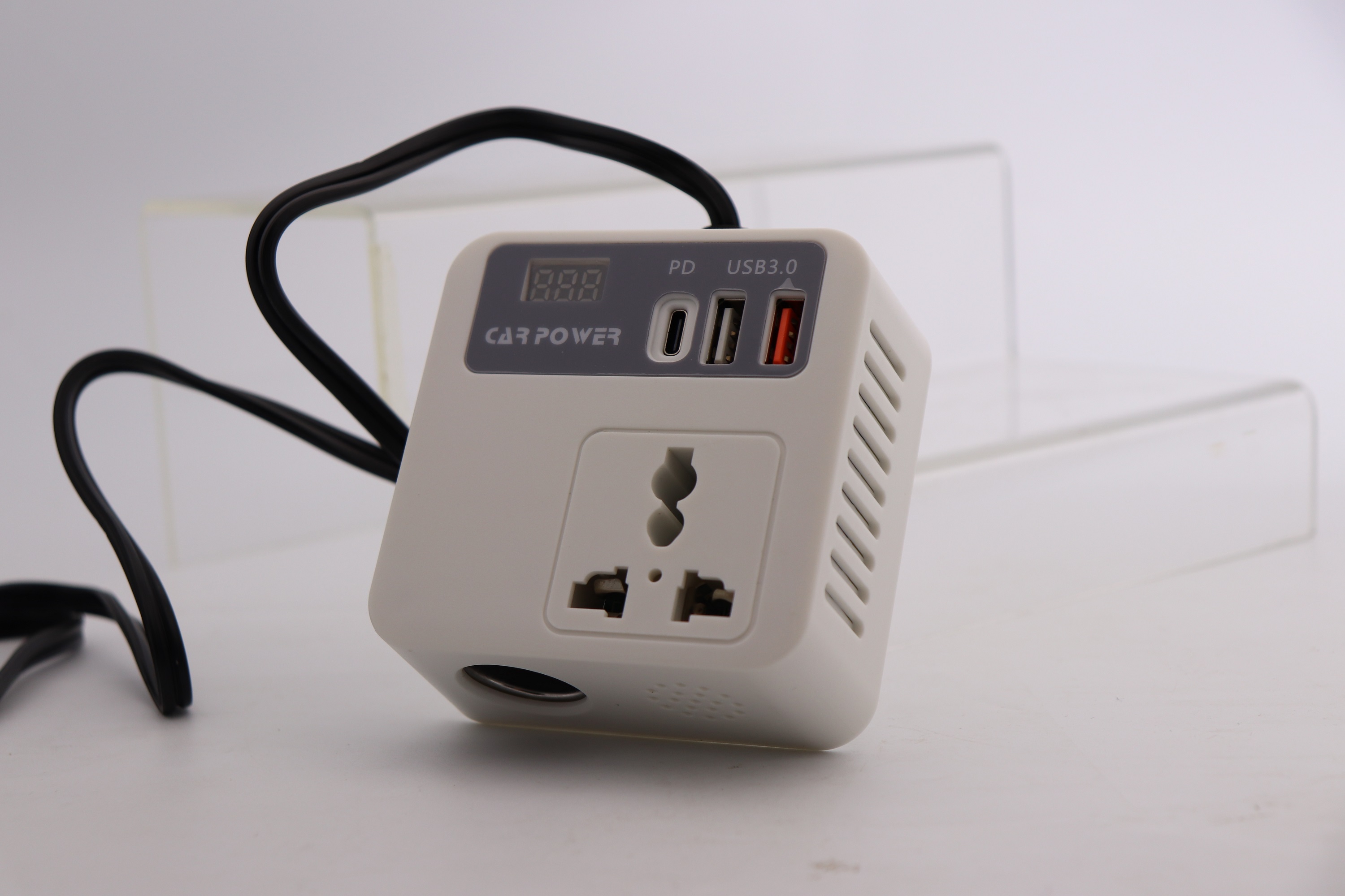 12V-24V إلى 220V QC3.0 شاحنة DC السلطة العاكس السائبة