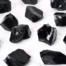 Unpolished Black Obsidian Healing Crystals