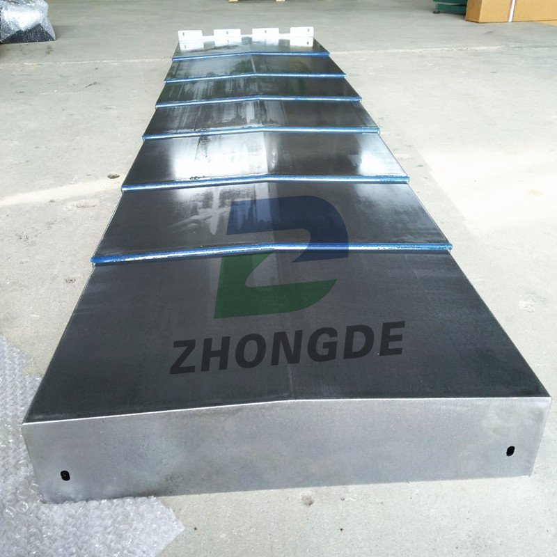 High quality cnc machine steel protective cover telescopic steel cover