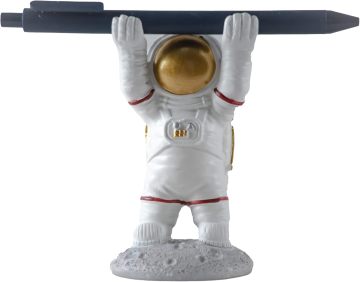 Cute Polyresin Astronaut Pen Holders for Desktop
