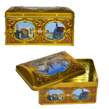 Music Box, Rectangular Tin Can, Rectangular Tin Box