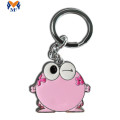 Vakantie cadeau metalen aangepaste emaille anime sleutelhanger