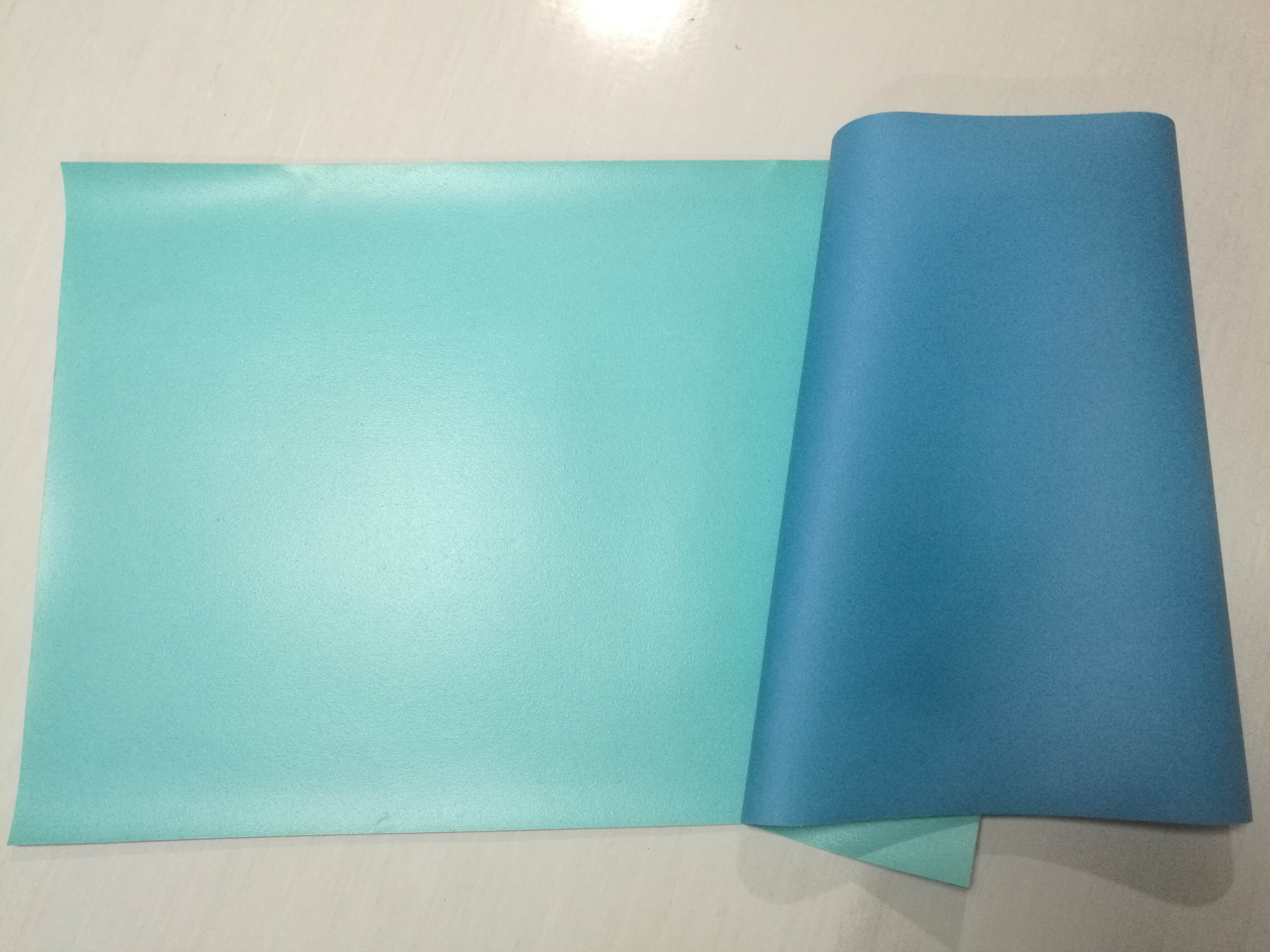 PVC plain texture yoga mat