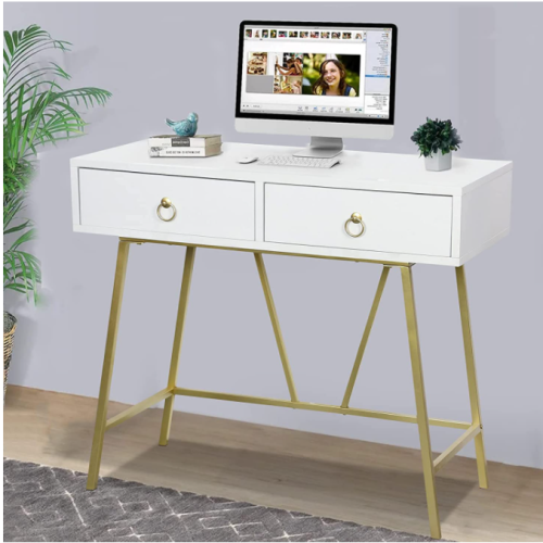 Modern Home Makeup Vanity Table White With Drawers