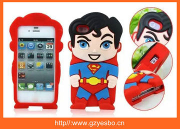 Cute Cartoon 3d silicone case for iphone 6