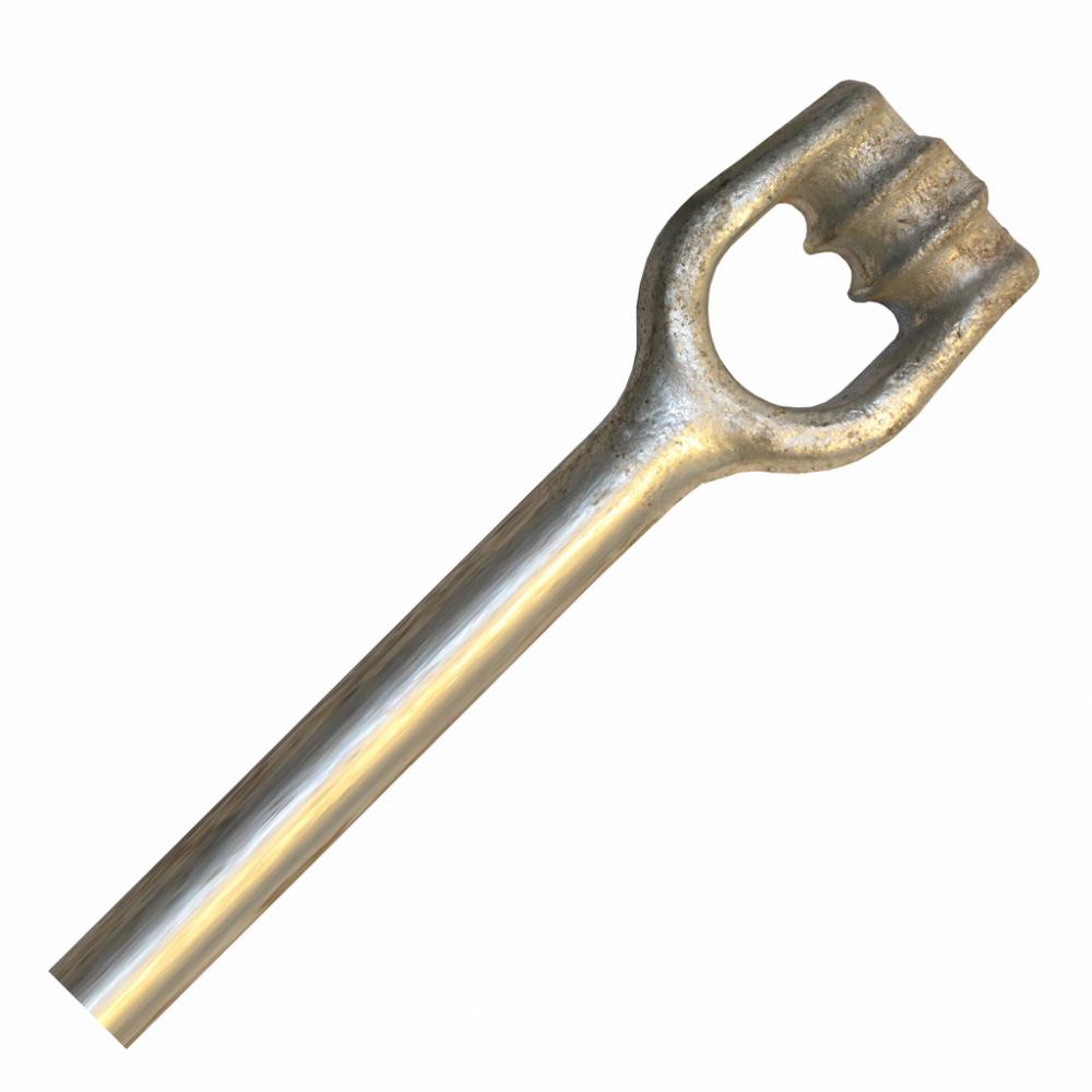 1X9 láb HDG Tripleye Anchor Rods