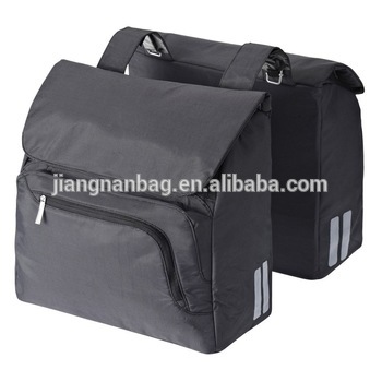rear rack bag bicycle double rear pannier bag,folding bicycle bag