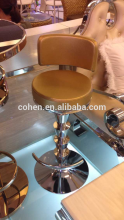 modern design high bar stool &Stainless steel Bar stool bar chair for night bar