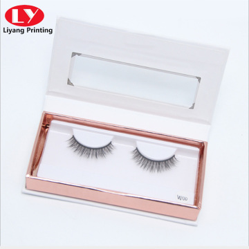 book paper box with window for false eyelash