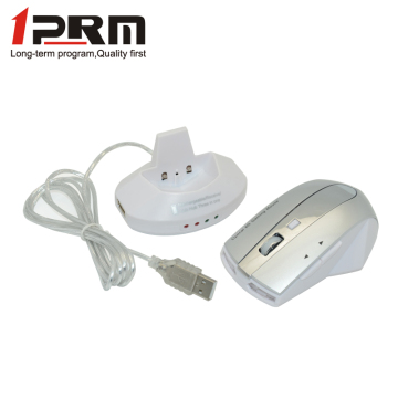 Energy Saving 2.4G Wireless Optical Mouse CPI Switch Function Wireless Mouse With Rechargeable Battery