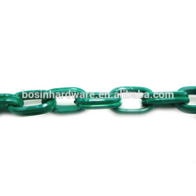 Fashion High Quality Metal Aluminum Double Oval Green Cable Chain