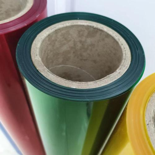 Warna film plastik pvc thermo-blistering