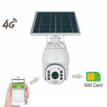 Câmera solar com cartão SIM