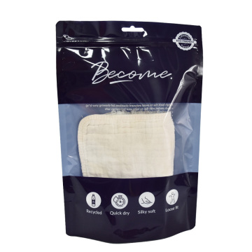 Zip Poly Bags Biodegradable Cloth Pouches T-Shirt Bag