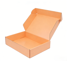Orange Custom Corrugated Gift Box