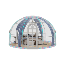 4.9m Diameter Luxury Glamping Bubble Tent: Transparent Dome with Bubble Tent Appearance