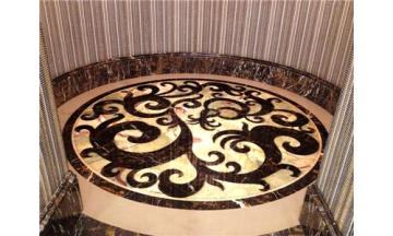 Water Jet Medallion-Onyx